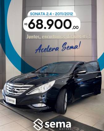 HYUNDAI SONATA 2.4 MPFI I4 16V 182CV GASOLINA 4P AUTOMÁTICO